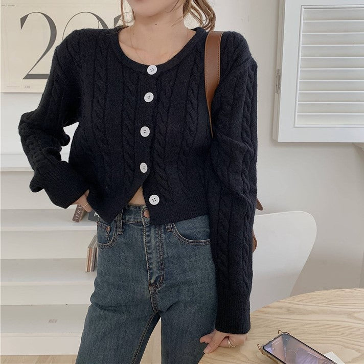 Cable Short Cardigan PRCL905416
