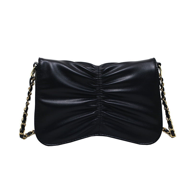 Gathered Chain Shoulder Bag PRCL905135