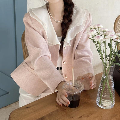 Retro jacket with collar PRCL905484