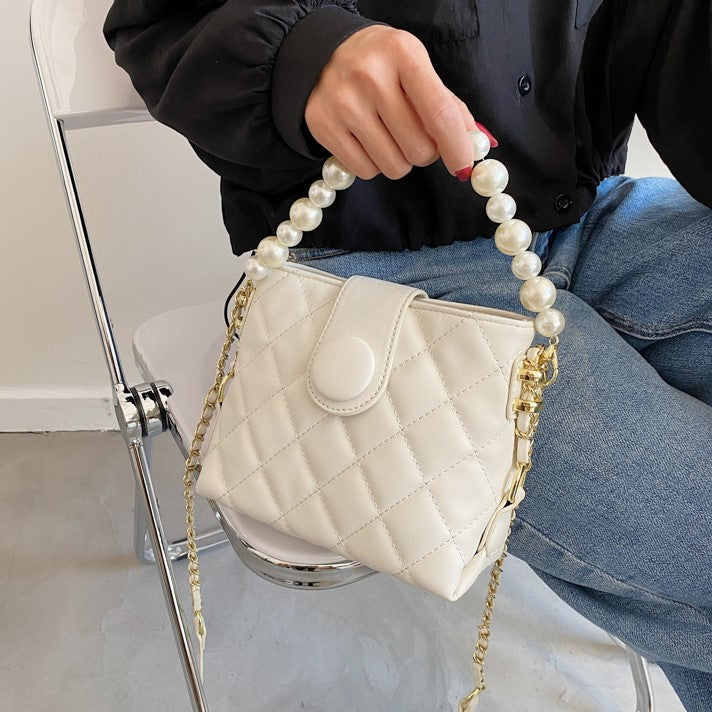 Quilted pearl bag PRCL905362