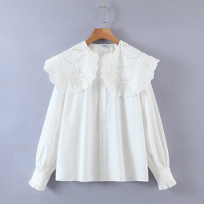 Lace collar blouse PRCL905750 