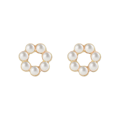 Pearl Circle Earrings PRCL903607