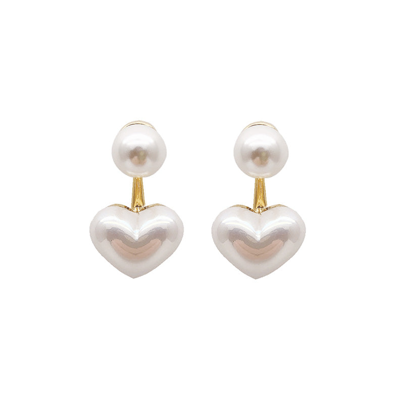 Pearl &amp; Heart Earrings PRCL902985