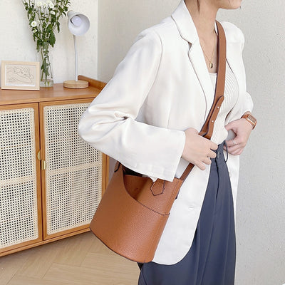 2way leather bucket bag PRCL904091