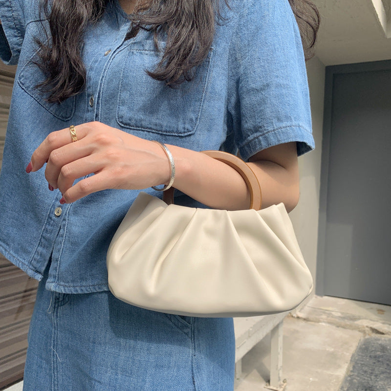 Wood Handle Mini Bag PRCL903937