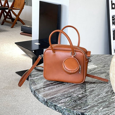 2way square leather bag PRCL905047