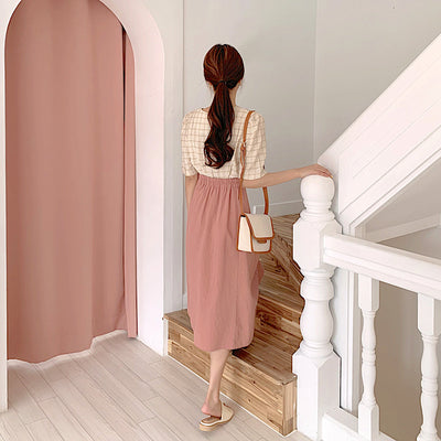 Korean style natural skirt PRCL900632