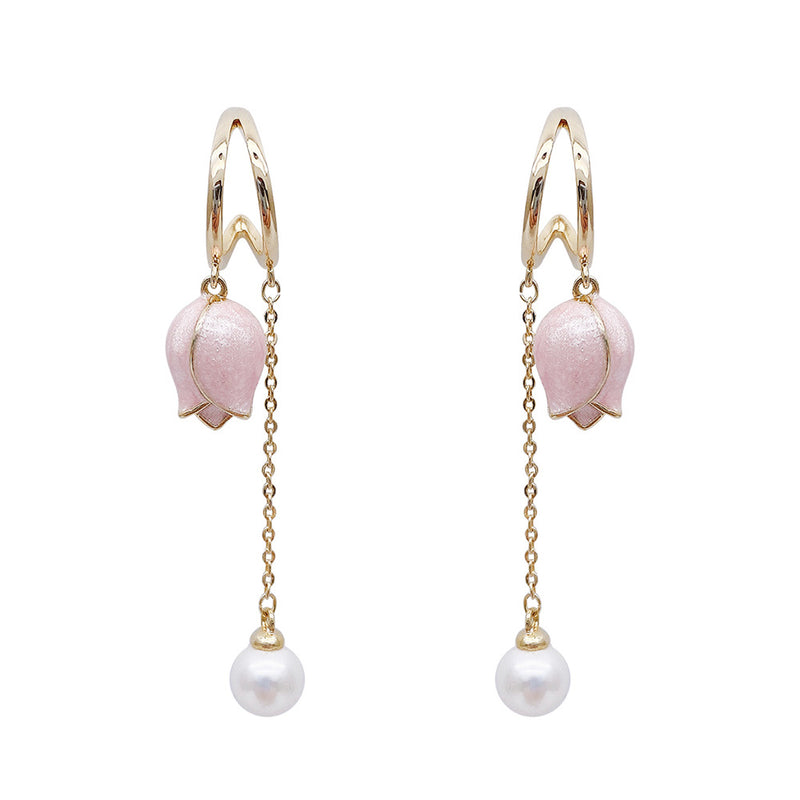 Tulip Pearl Swing Earrings PRCL905061