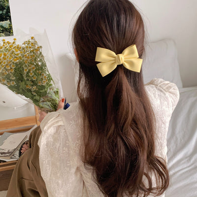 Leather ribbon hairpin PRCL903048