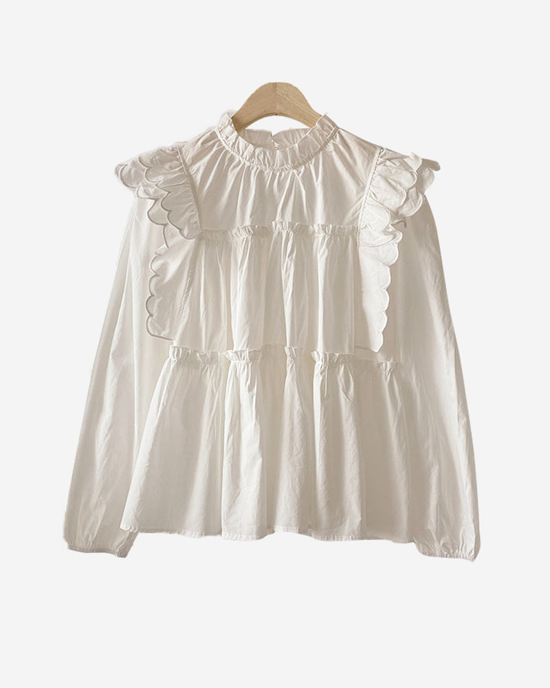 Frill smock blouse PRCL905729 