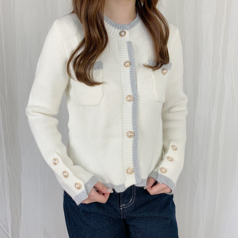 Pearl Button Cardigan PRCL901244