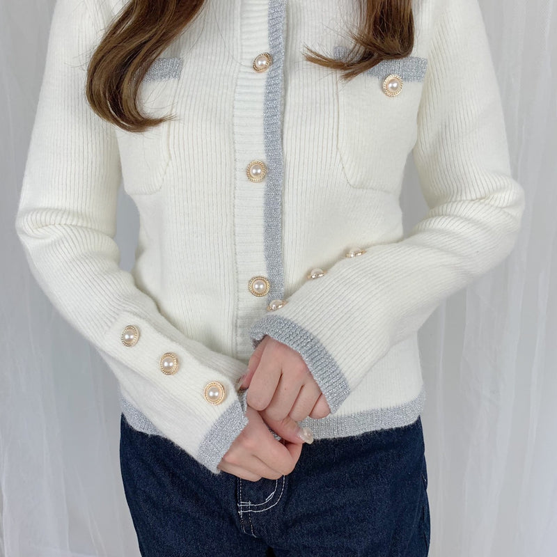 Pearl Button Cardigan PRCL901244
